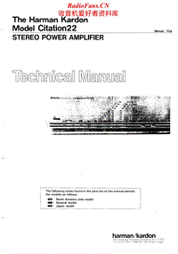 Harman-Kardon-Citation-22-Service-Manual电路原理图.pdf