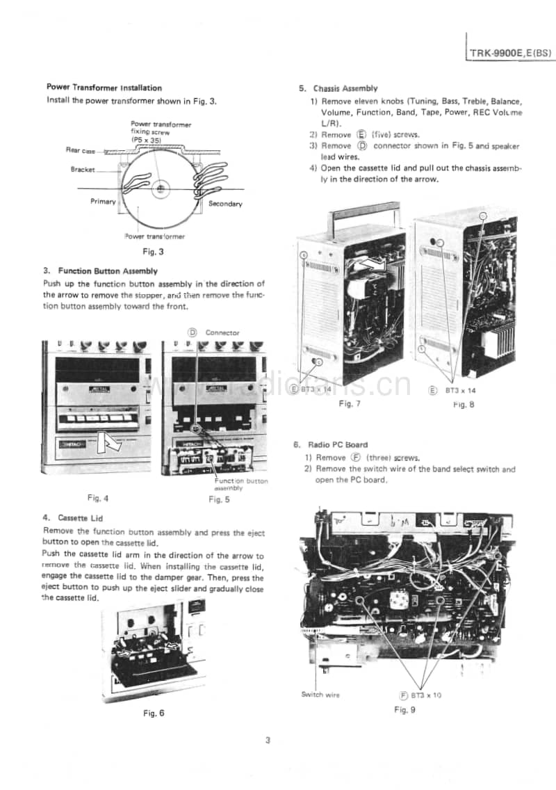 Hitachi-TRK-9900-E-Service-Manual电路原理图.pdf_第3页