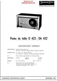 Continental-Edison-DA-422-Schematic电路原理图.pdf