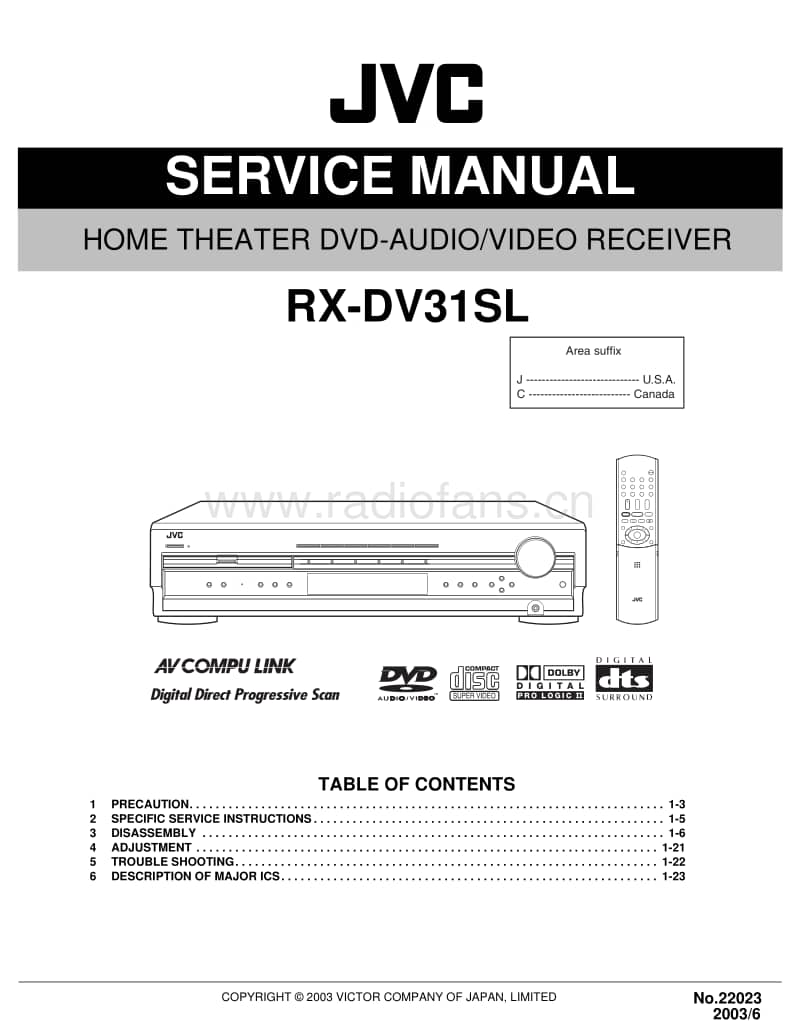 Jvc-RXDV-31-SL-Service-Manual电路原理图.pdf_第1页