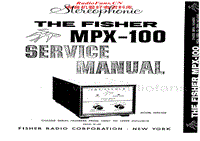 Fisher-MPX-100-Service-Manual-10001-19999电路原理图.pdf