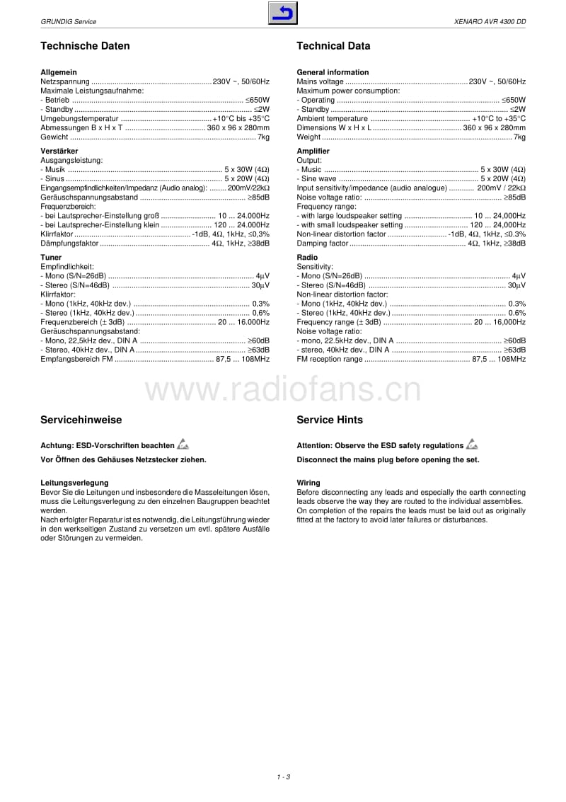 Grundig-Xenaro-AVR-4300-DD-Service-Manual电路原理图.pdf_第3页
