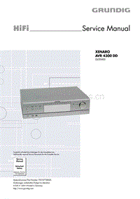 Grundig-Xenaro-AVR-4300-DD-Service-Manual电路原理图.pdf
