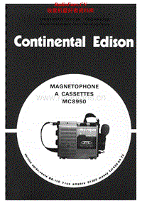 Continental-Edison-MC-8950-Service-Manual电路原理图.pdf