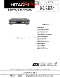 Hitachi-DVP-303-U-Service-Manual电路原理图.pdf
