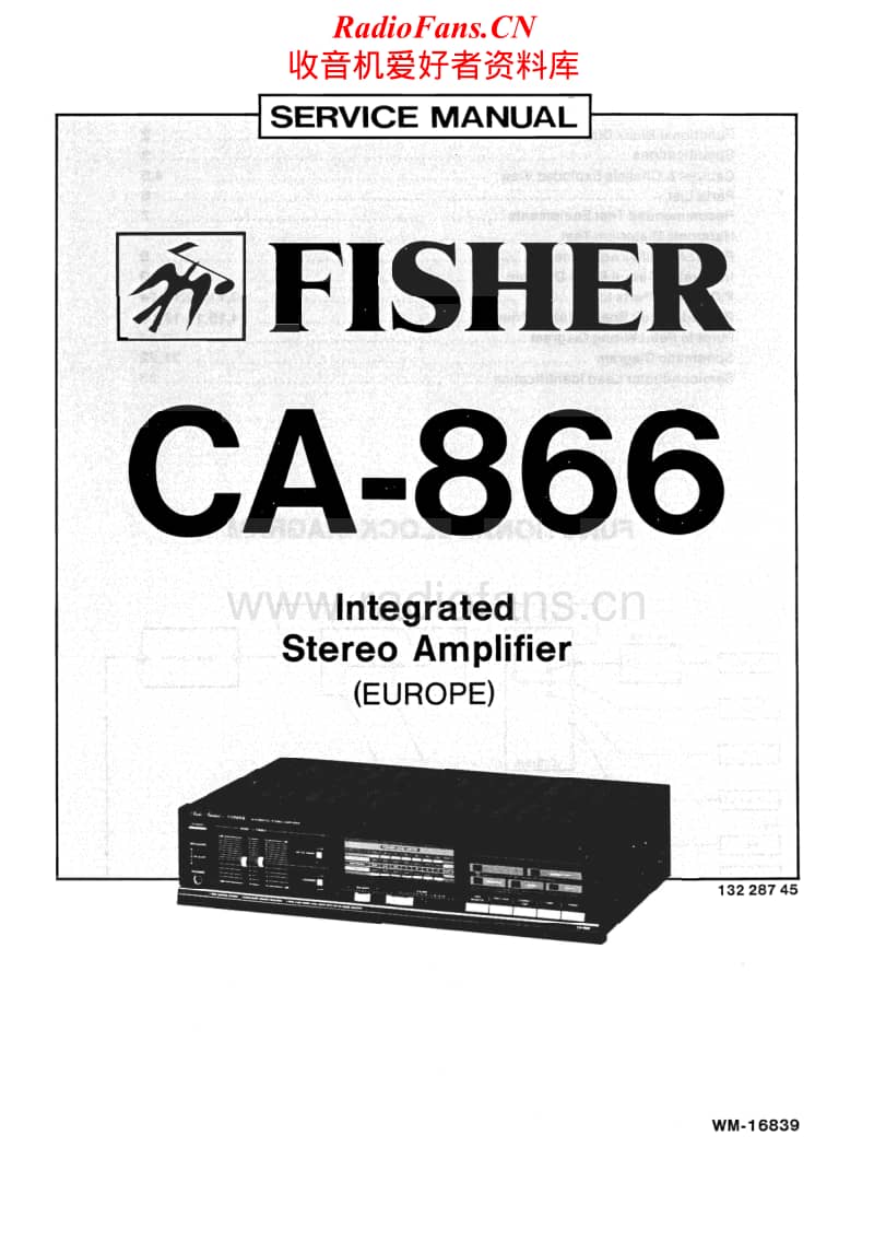 Fisher-CA-866-Service-Manual电路原理图.pdf_第1页