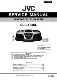 Jvc-RCBX-33-SL-Service-Manual电路原理图.pdf