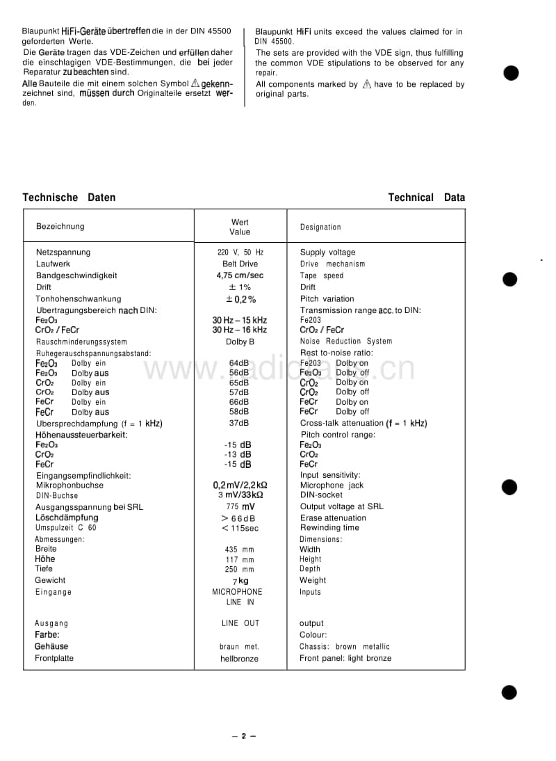 Blaupunkt-C-110-Service-Manual电路原理图.pdf_第2页