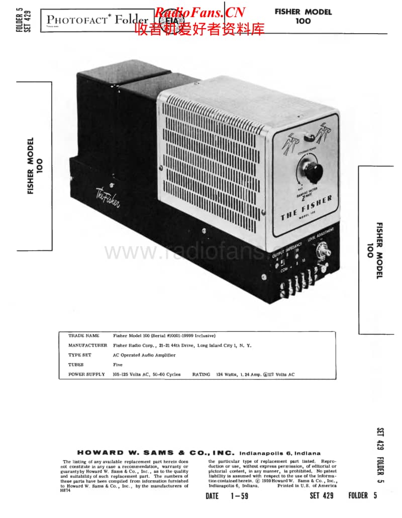 Fisher-100-Service-Manual电路原理图.pdf_第1页