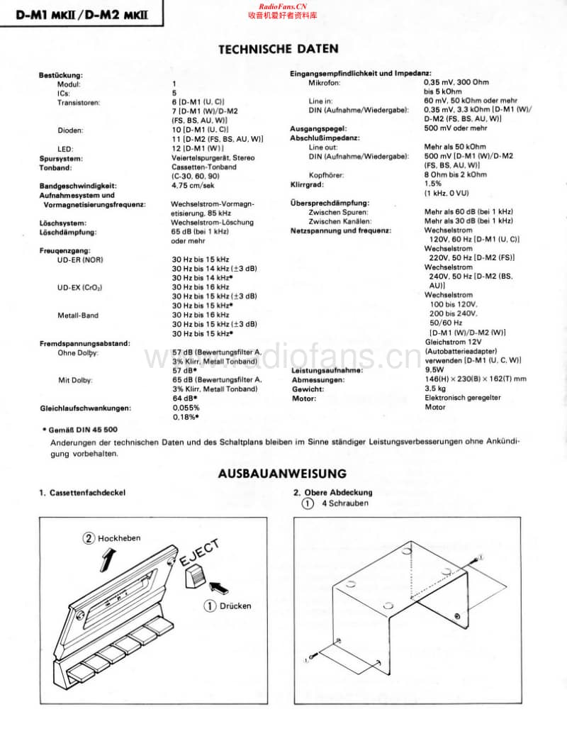 Hitachi-DM-1-Mk2-Schematic电路原理图.pdf_第1页