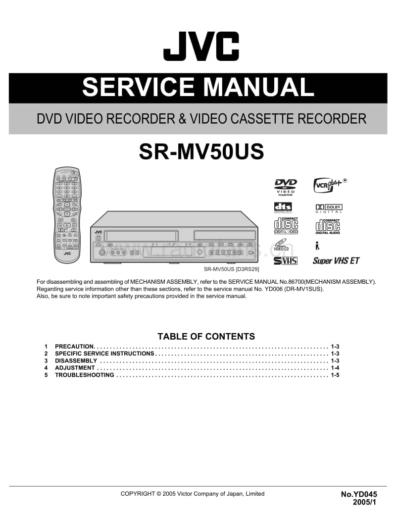 Jvc-SRMV-50-US-Service-Manual电路原理图.pdf_第1页