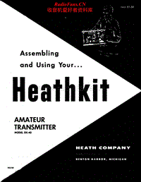 Heathkit-DX-40-Assembly-Manual电路原理图.pdf