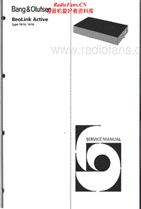 Bang-Olufsen-Beolink_active-Service-Manual电路原理图.pdf