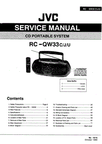 Jvc-RCQW-33-Service-Manual电路原理图.pdf
