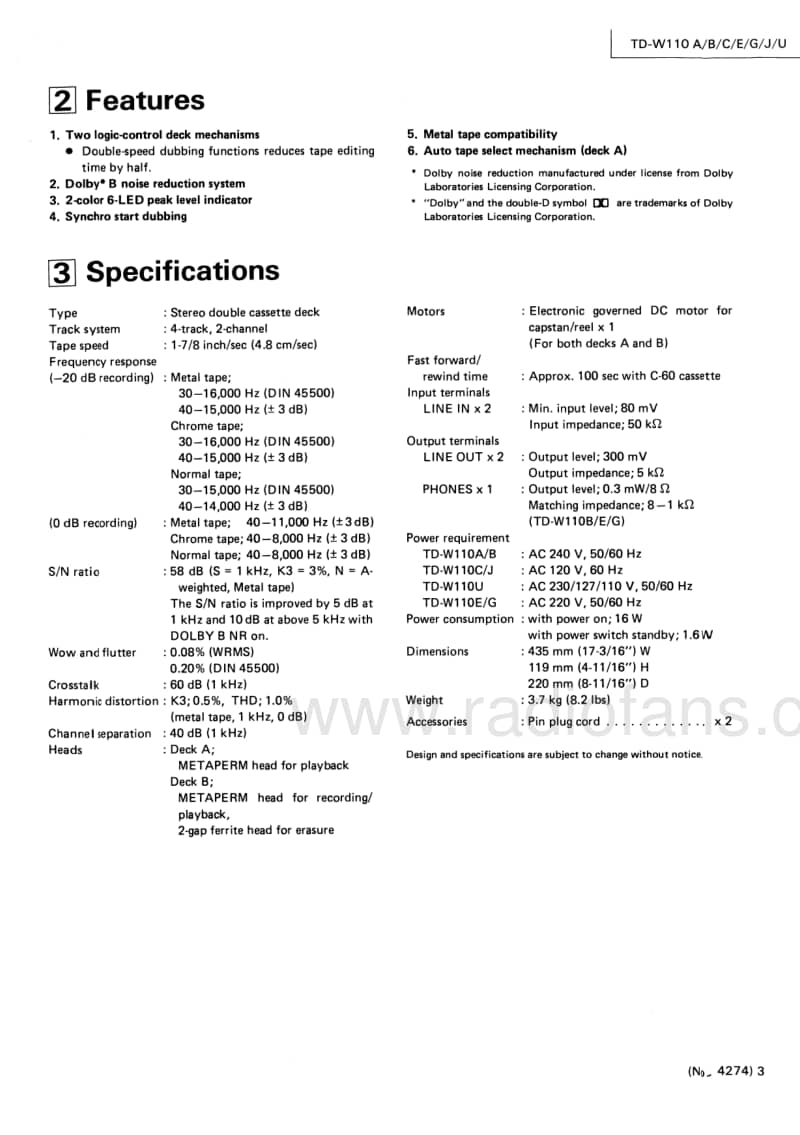 Jvc-TDW-110-Service-Manual电路原理图.pdf_第3页