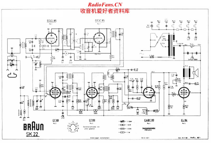 Braun-SK-22-Schematic电路原理图.pdf_第1页