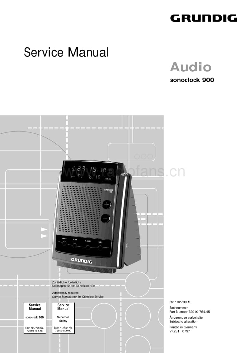Grundig-Sonoclock-900-Service-Manual电路原理图.pdf_第1页