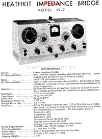 Heathkit-IB-2-Schematic电路原理图.pdf