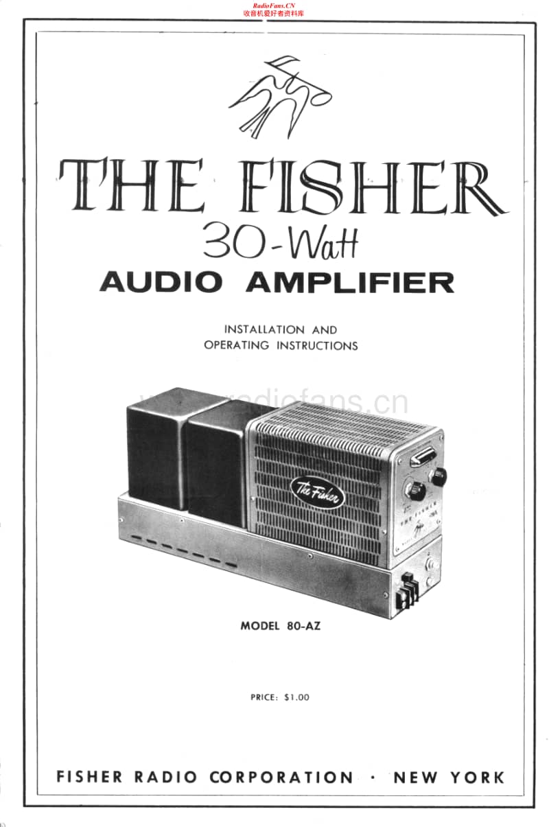 Fisher-80-AZ-Service-Manual电路原理图.pdf_第1页