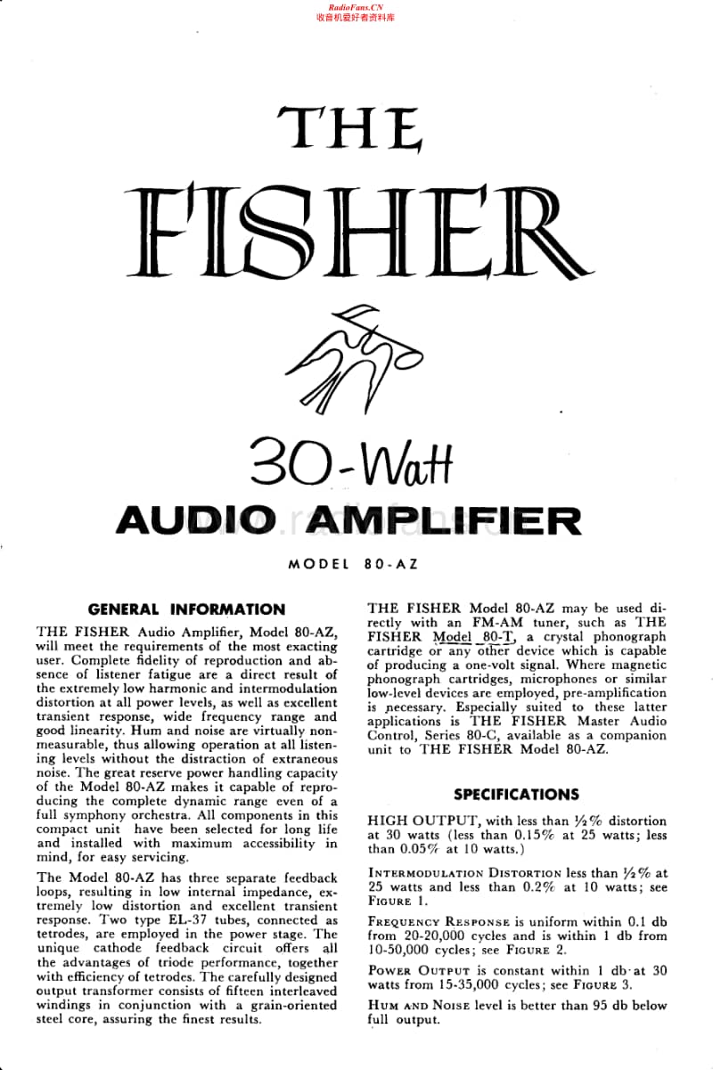 Fisher-80-AZ-Service-Manual电路原理图.pdf_第2页
