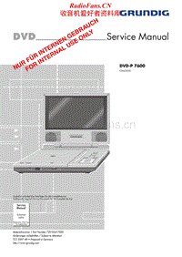 Grundig-DVDP-7600-Service-Manual电路原理图.pdf