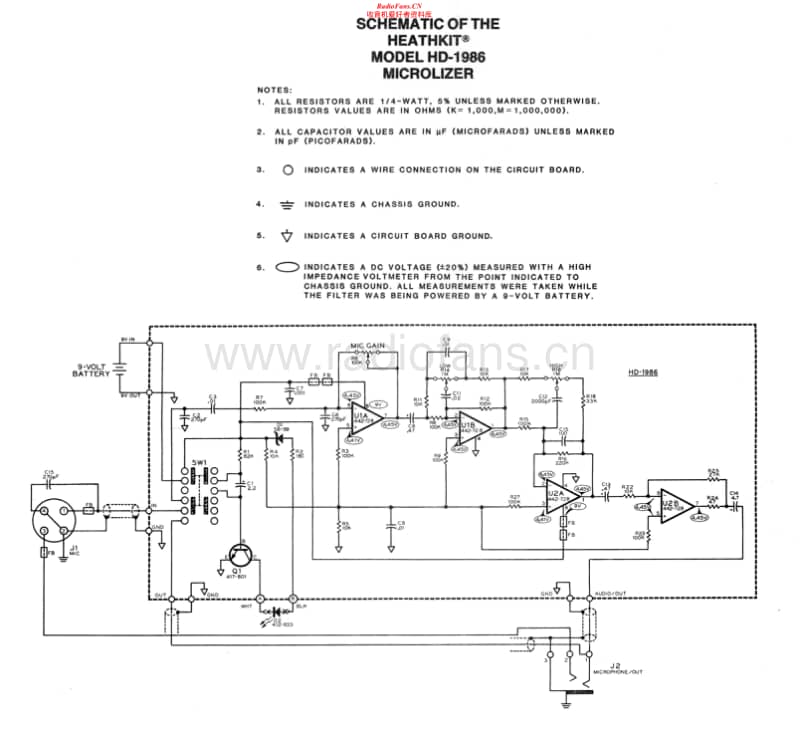 Heathkit-HD-1986-Schematic电路原理图.pdf_第1页