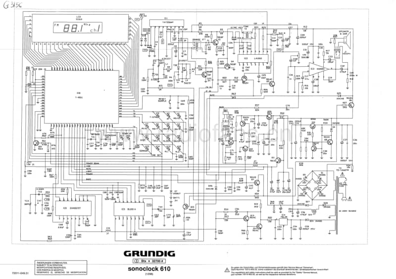 Grundig-Sonoclock-610-Schematic电路原理图.pdf_第1页