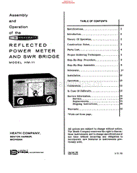 Heathkit-HM-11-Manual电路原理图.pdf