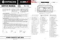Hitachi-D-580-U-Service-Manual电路原理图.pdf