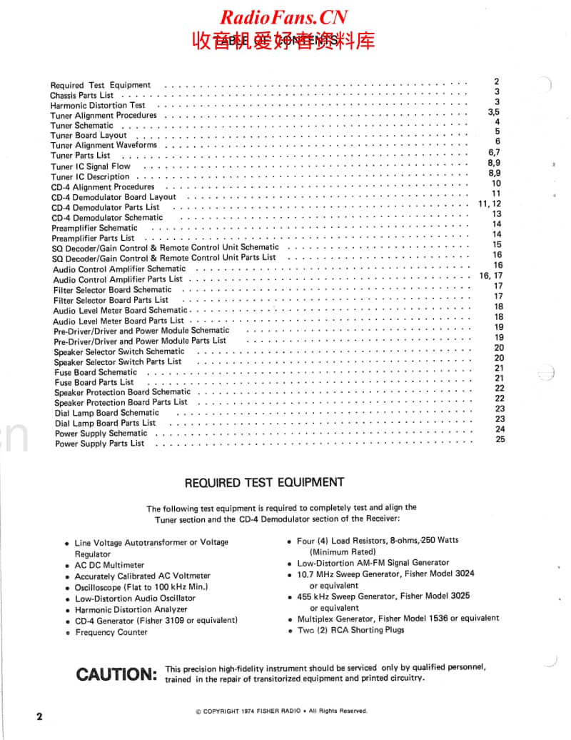 Fisher-634-Service-Manual电路原理图.pdf_第2页
