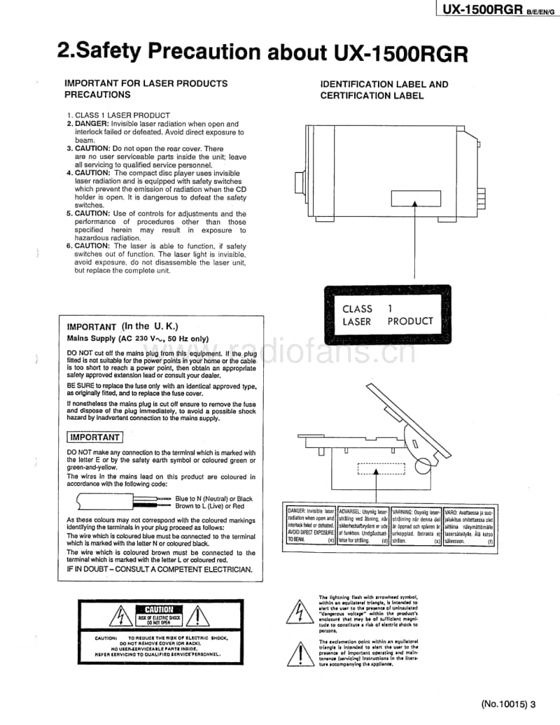 Jvc-UX-1500-RGR-Service-Manual电路原理图.pdf_第3页