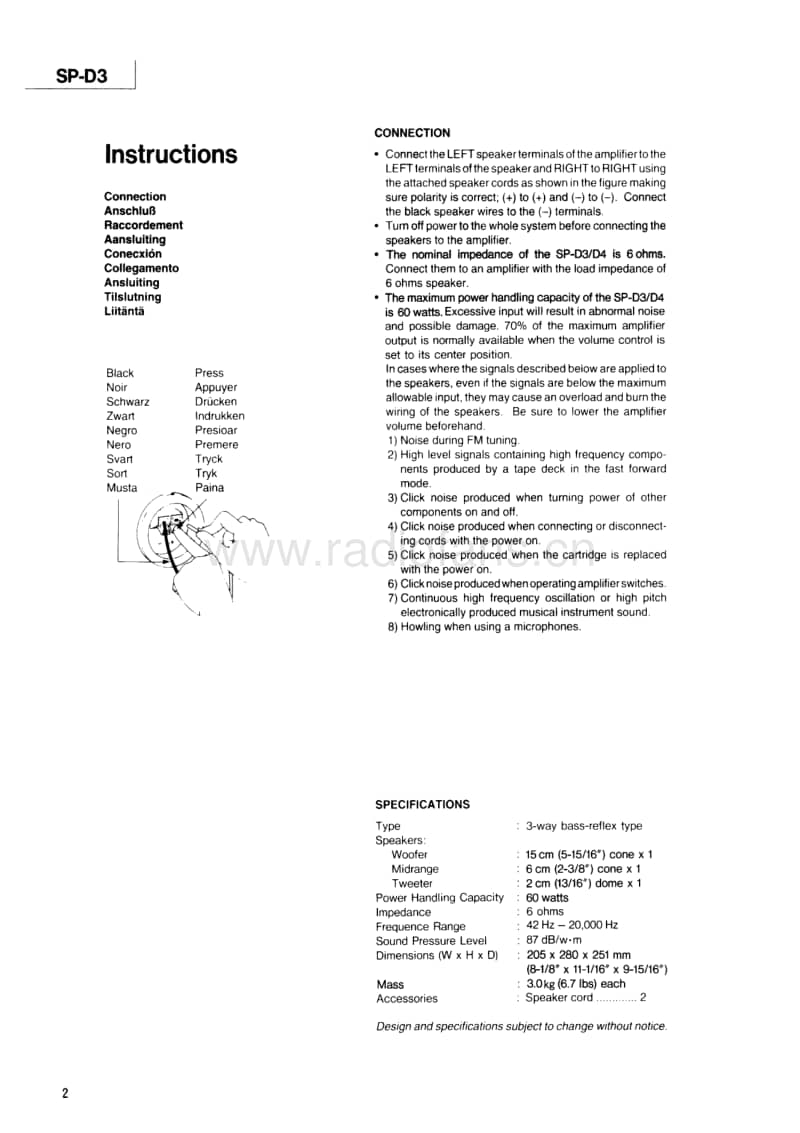 Jvc-SPD-3-Service-Manual电路原理图.pdf_第2页