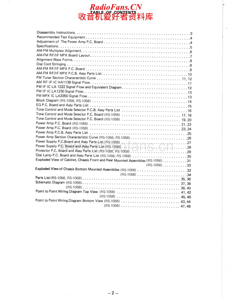 Fisher-RS-1058-Service-Manual电路原理图.pdf_第2页