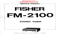 Fisher-FM-2100-Service-Manual电路原理图.pdf
