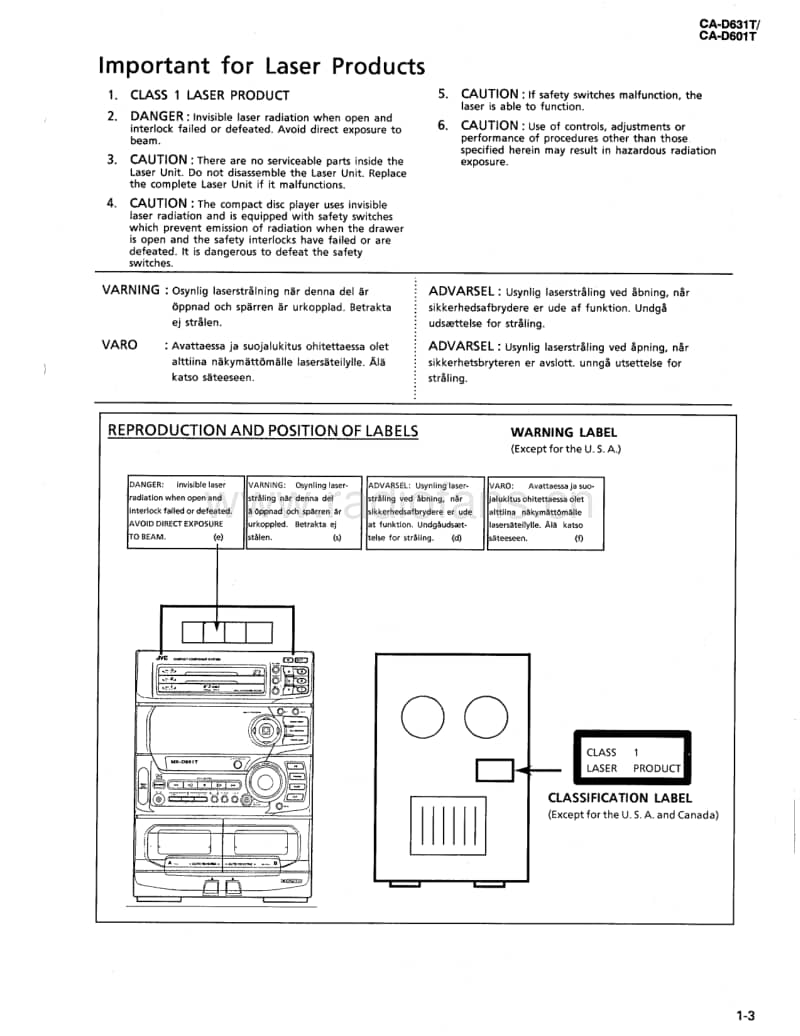 Jvc-CAD-601-T-Service-Manual电路原理图.pdf_第3页