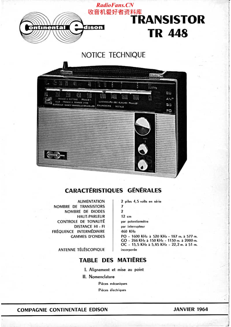Continental-Edison-TR-448-Schematic电路原理图.pdf_第1页