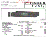 Fisher-RS-913-Service-Manual电路原理图.pdf
