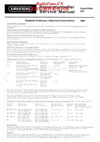 Grundig-Export-Boy-204-Service-Manual电路原理图.pdf
