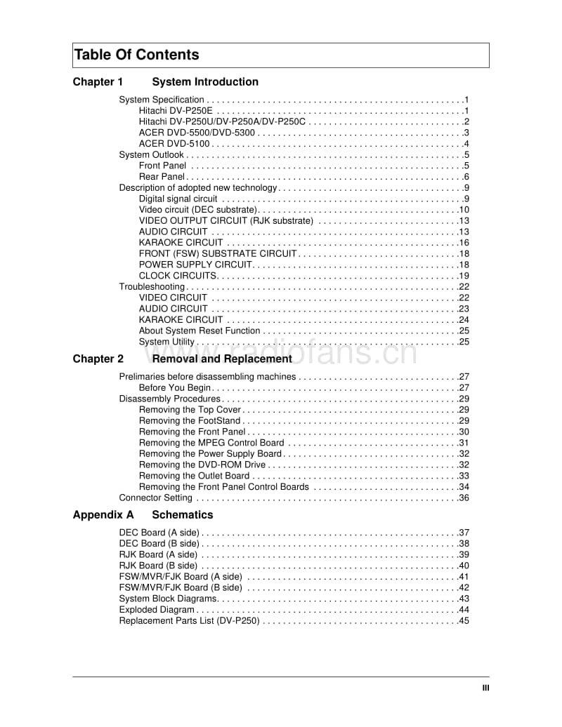 Hitachi-DVP-250-Service-Manual电路原理图.pdf_第3页