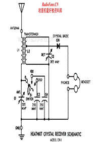 Heathkit-CR-1-Schematic电路原理图.pdf