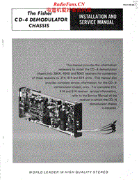 Fisher-CD-4-Service-Manual电路原理图.pdf