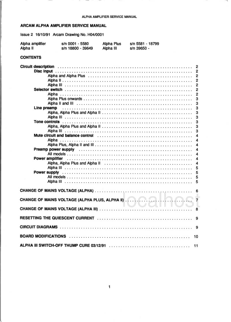 Arcam-ALPHA-3-Service-Manual电路原理图.pdf_第2页