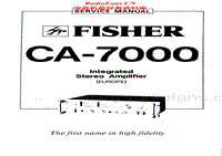 Fisher-CA-7000-Service-Manual电路原理图.pdf