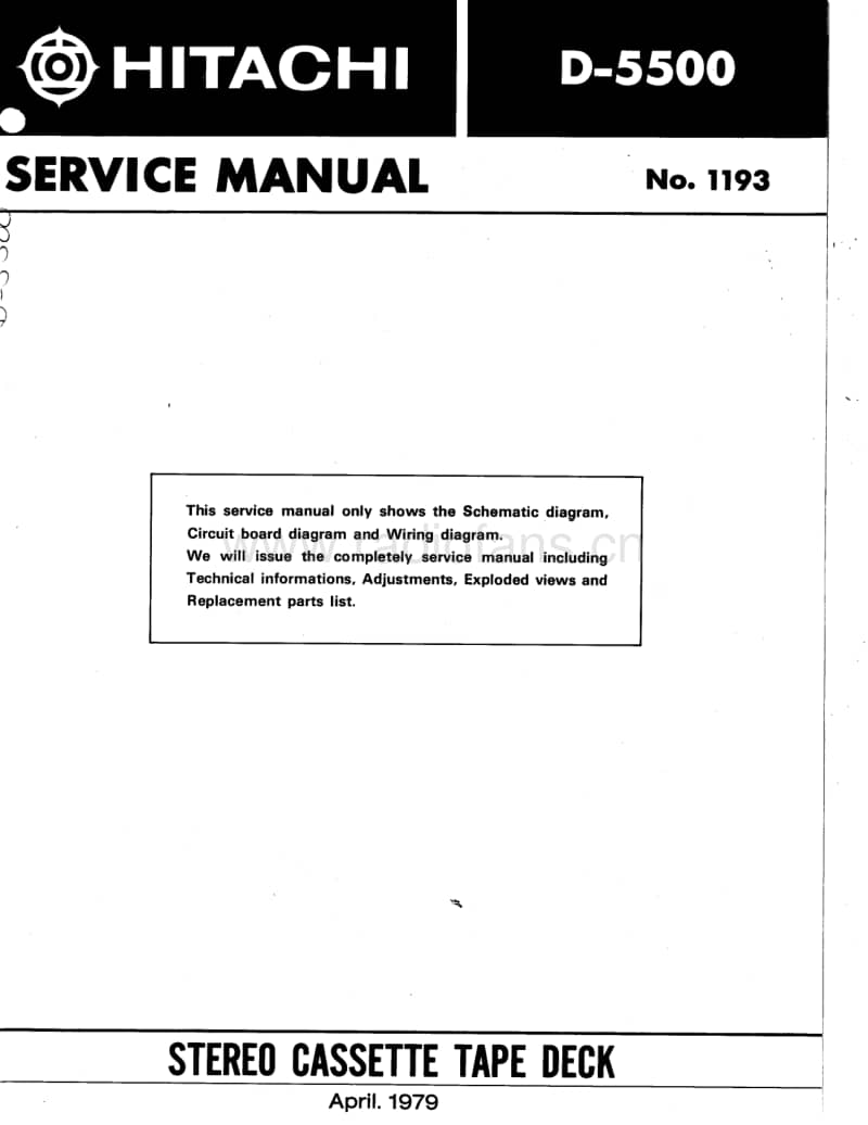 Hitachi-D-5500-Service-Manual电路原理图.pdf_第3页