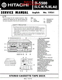 Hitachi-D-5500-Service-Manual电路原理图.pdf