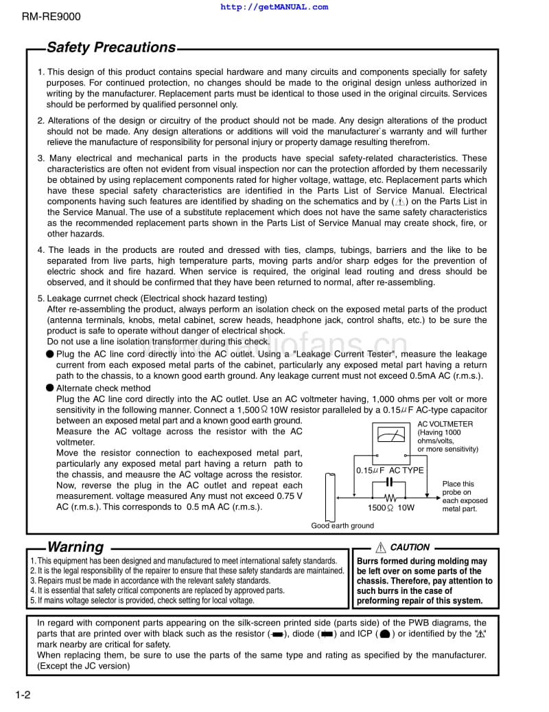 Jvc-RMRE-9000-Service-Manual电路原理图.pdf_第2页