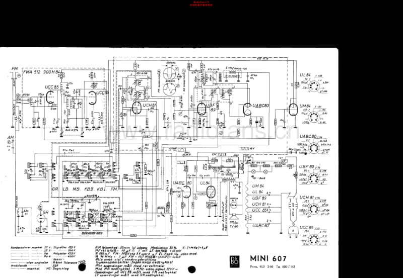 Bang-Olufsen-Mini-607-Schematic电路原理图.pdf_第1页