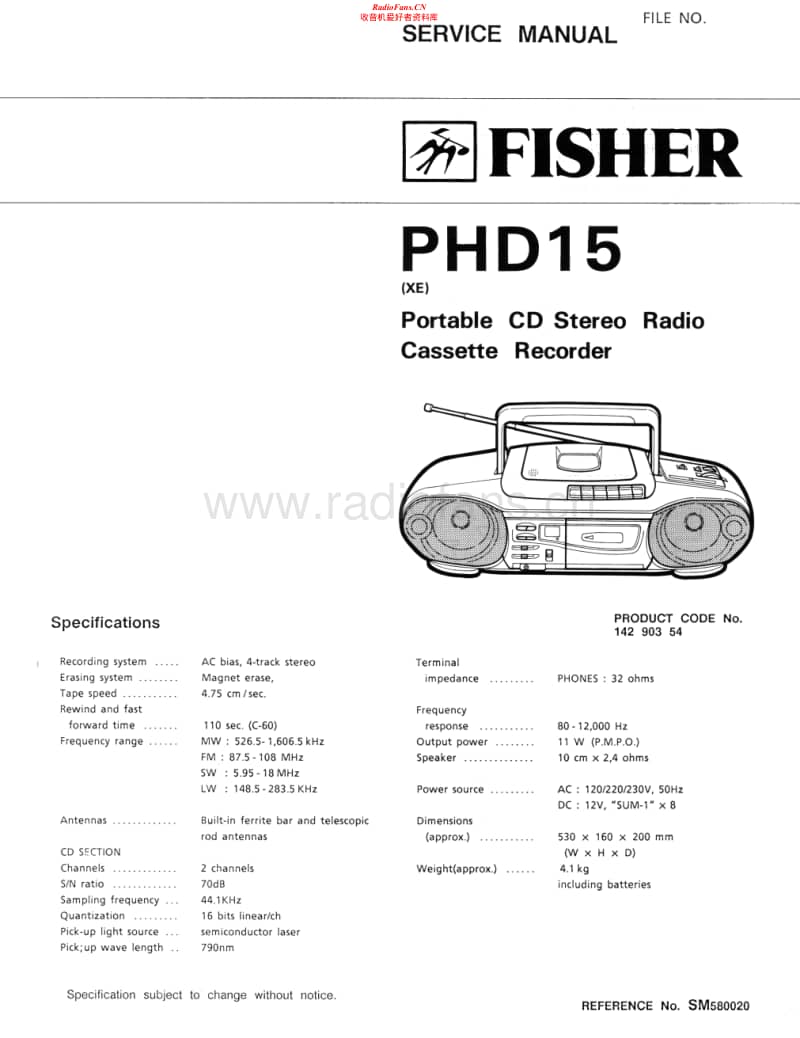 Fisher-PHD-15-Schematic电路原理图.pdf_第1页