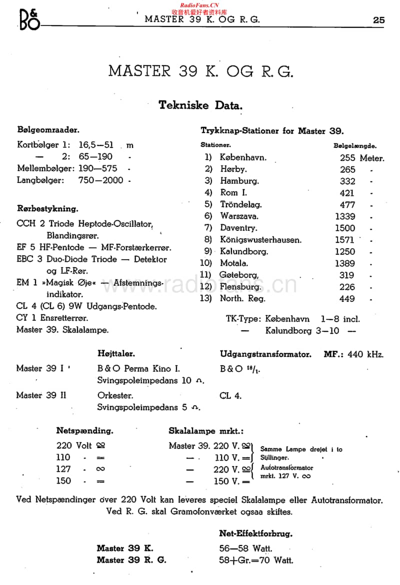 Bang-Olufsen-MASTER-39-K-1938-Service-Manual电路原理图.pdf_第1页