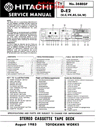 Hitachi-DE-2-Service-Manual电路原理图.pdf